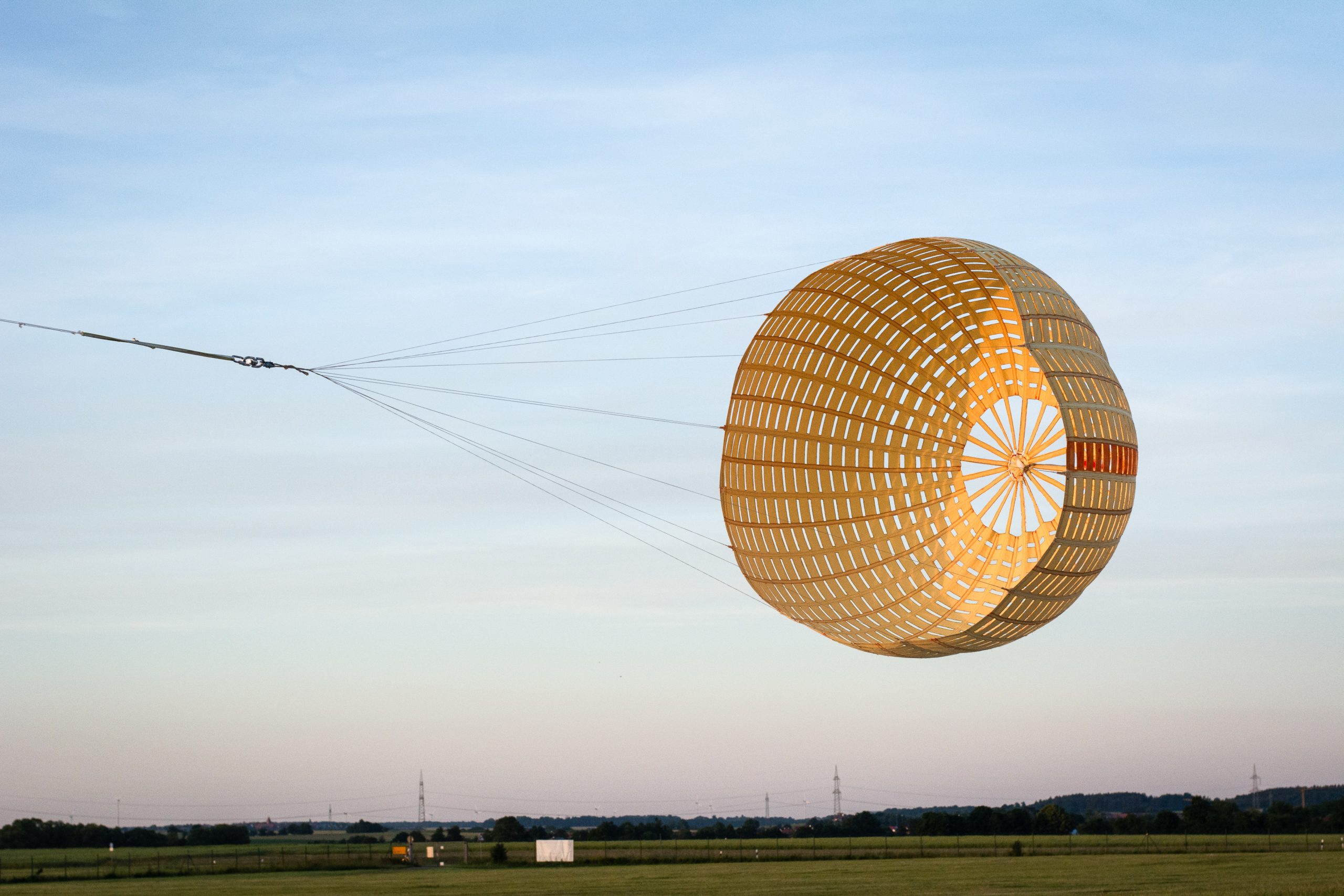 A DecelAir Extreme drogue chute for sub space deployment